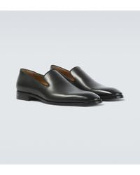Christian Louboutin - Danny Flex Leather Loafers - Lyst