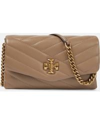 Tory Burch - Kira Leather Wallet On Chain - Lyst