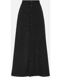Balenciaga - Wool Maxi Skirt - Lyst