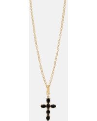 Dolce & Gabbana - Cross Embellished Chain Necklace - Lyst