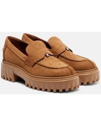 Hogan - H700 Leather Platform Loafers - Lyst