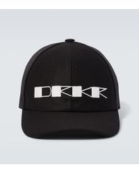 Rick Owens - Logo Cotton Canvas Baseball Cap - Lyst