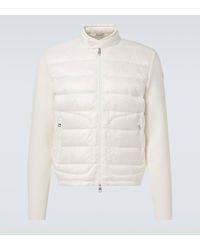 Moncler - Down-paneled Virgin Wool Jacket - Lyst