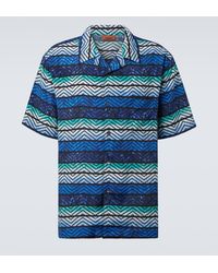 Missoni - Camicia Bowling Con Stampa A Zig-Zag - Lyst