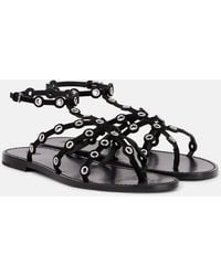 PUCCI - Leather Sandals - Lyst