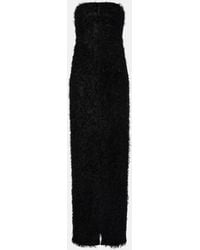 TOTEME - Strapless Fil Coupe Midi Dress - Lyst