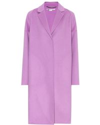Stella McCartney Cappotto in lana - Viola