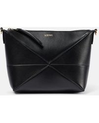 Loewe - Puzzle Fold Leather Clutch - Lyst