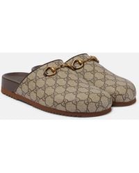 Gucci - Sabot Donna Gg Supreme Con Morsetto, Taglia - Lyst