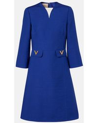 Valentino Garavani - Crepe Couture Minidress - Lyst