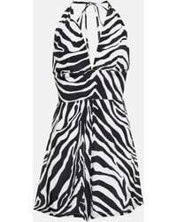Alexandra Miro - Irena Zebra-Print Jumpsuit - Lyst