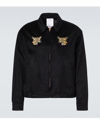 Visvim - Norad Embroidered Silk Blouson - Lyst