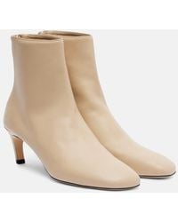 TOTEME - Leather Ankle Boots - Lyst
