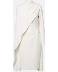 Elie Saab - Caped Cady Cocktail Dress - Lyst