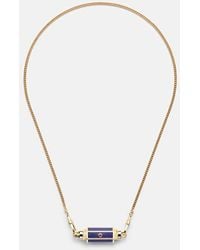 Marie Lichtenberg - Baby 18Kt Pendant Necklace With Lapis And Rubies - Lyst