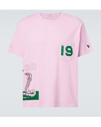 Bode - Camiseta Cobra De Jersey De Algodon - Lyst