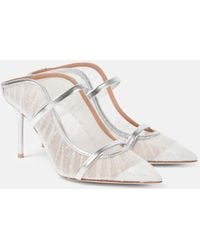 Malone Souliers - Mules Maureen 85 Mit Metallic-Leder - Lyst