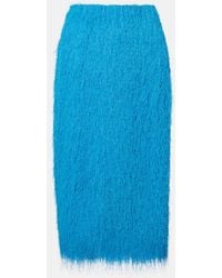 Dries Van Noten - Fringed Midi Skirt - Lyst