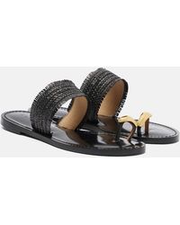 Amanu - Kiwayu Braided Leather Sandals - Lyst