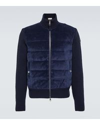 Moncler - Corduroy Wool Down Jacket - Lyst
