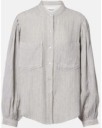 Isabel Marant - Selvia Striped Cotton Shirt - Lyst