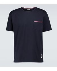 Thom Browne - Short-Sleeved Cotton T-Shirt - Lyst