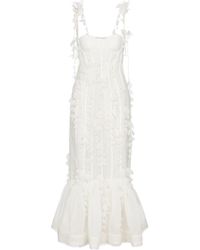 Zimmermann Vestido de fiesta Botanica - Neutro