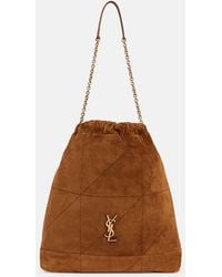 Saint Laurent - Jamie Cassandre Large Suede Shoulder Bag - Lyst