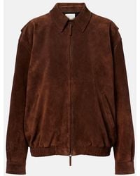 The Row - Roana Suede Bomber Jacket - Lyst