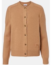 Burberry - Ekd Cashmere-Blend Cardigan - Lyst