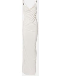Coperni - Draped Open-Back Jersey Maxi Dress - Lyst