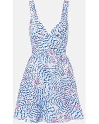 Poupette - Abito Corto Coco Con Stampa - Lyst