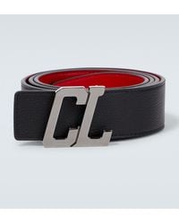 Christian Louboutin - Wendbarer Guertel Cl Aus Leder - Lyst