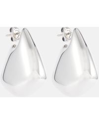 Bottega Veneta - Fin Small Sterling Silver Earrings - Lyst