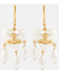Vivienne Westwood - Sheryl Orb Embellished Drop Earrings - Lyst