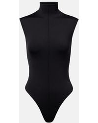 Wardrobe NYC - Rhw Jersey Bodysuit - Lyst