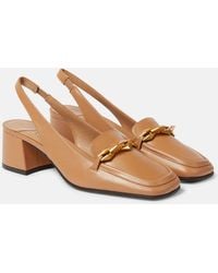 Jimmy Choo - Diamond Tilda 45 Leather Slingback Pumps - Lyst
