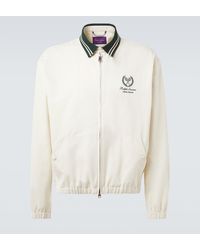Ralph Lauren - Cotton And Cashmere Bomber Jacket - Lyst