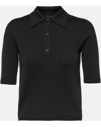 Max Mara - Gemma Knitted Wool Polo Shirt - Lyst