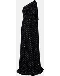 Elie Saab - Polka-Dot One-Shoulder Gown - Lyst