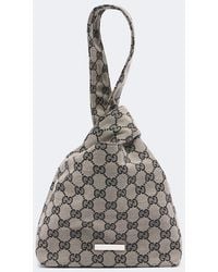 Gucci - Small Gg Canvas Top-Handle Bag - Lyst