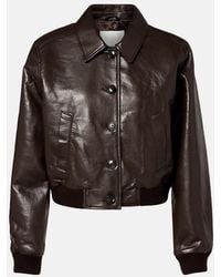 Citizens of Humanity - Lola Leather Bomber Jacket - Lyst