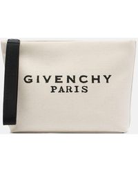 Givenchy - Pouch De Lona Con Logo - Lyst