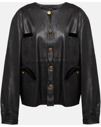 Blazé Milano - Vegas Baby Leather Jacket - Lyst