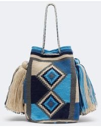 JW Anderson - La Mochia Wayuu Woven Bucket Bag - Lyst