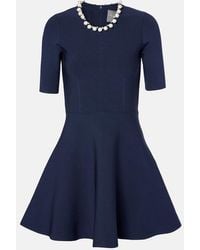 Monique Lhuillier - Embellished Minidress - Lyst