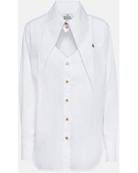 Vivienne Westwood - Cut-out Cotton Shirt - Lyst