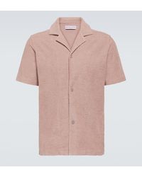 Orlebar Brown - Howell Cotton Terry Bowling Shirt - Lyst