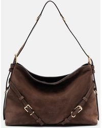 Givenchy - Voyou Medium Suede Shoulder Bag - Lyst
