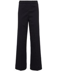 Jil Sander Trousers With Pleats in Blue - Save 4% Womens Trousers Black Slacks and Chinos Jil Sander Trousers Slacks and Chinos 